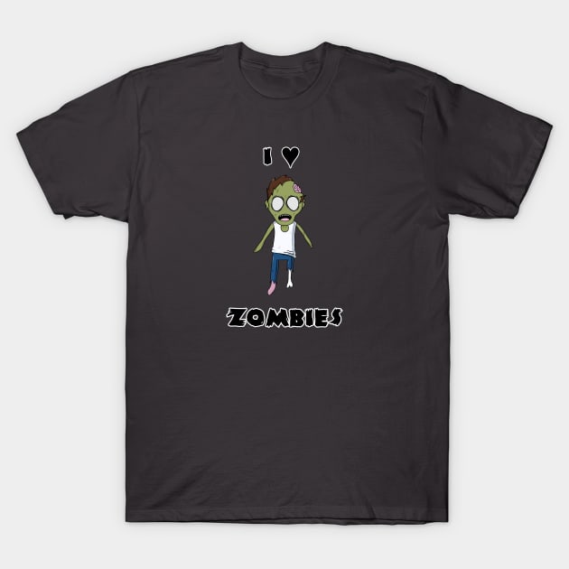 I heart Zombies T-Shirt by dankdesigns